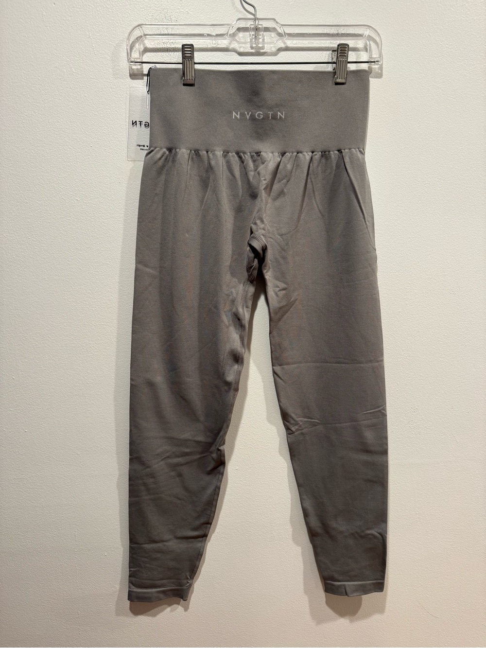 NVGTN grey solid seamless leggings